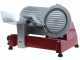 ALA 2000 Meat Slicer GP195R RED with 195 mm hardened blade - 140W electric motor