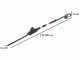 Bosch UnversalHedgePole 18 electric hedge trimmer on telescopic extension pole - WITHOUT BATTERY