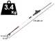 Bosch UnversalHedgePole 18 electric hedge trimmer on telescopic extension pole - WITHOUT BATTERY