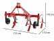 AgriEuro Serie 170 Romagna Series Light 5 Tynes Tractor-mounted Ripper