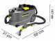 Karcher Pro Tessili Puzzi 10/1 C - Spray-extraction cleaner - carpet cleaner - 1250 W power - 220/240 voltage