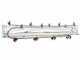 8 m galvanised steel mechanical weeding bar - 16 membrane jets