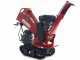 GeoTech Pro BMS155 LE - Tracked Self-propelled Wood Chipper on Power Barrow GeoPorter 330E - 4 Rollers - 15 HP Loncin Engine - Extendable Body