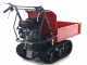 GeoTech Pro BMS155 LE - Tracked Self-propelled Wood Chipper on Power Barrow GeoPorter 330E - 4 Rollers - 15 HP Loncin Engine - Extendable Body