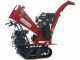 GeoTech Pro BMS155 LE - Tracked Self-propelled Wood Chipper on Power Barrow GeoPorter 330E - 4 Rollers - 15 HP Loncin Engine - Extendable Body