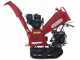 GeoTech Pro BMS155 LE - Tracked Self-propelled Wood Chipper on Power Barrow GeoPorter 330E - 4 Rollers - 15 HP Loncin Engine - Extendable Body