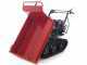 GeoTech Pro BMS155 LE - Tracked Self-propelled Wood Chipper on Power Barrow GeoPorter 330E - 4 Rollers - 15 HP Loncin Engine - Extendable Body