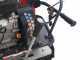 GeoTech Pro BMS155 LE - Tracked Self-propelled Wood Chipper on Power Barrow GeoPorter 330E - 4 Rollers - 15 HP Loncin Engine - Extendable Body