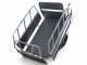 Blackstone TB 4500 E Electric Battery-Powered Tracked Barrow - Adjustable Barrow - LED Headlight
