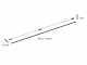Pneumatic telescopic pole made of aluminium, 200-400 cm - Universal extension pole