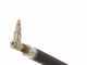 Sliding black pole for pneumatic tools - Fixed - in light aluminium, 200 cm