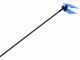 Sliding black pole for pneumatic tools - Fixed - in light aluminium, 200 cm