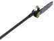 Sliding black pole for pneumatic tools - Fixed - in light aluminium, 200 cm
