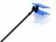Sliding black pole for pneumatic tools - Fixed - in light aluminium, 200 cm