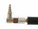 Sliding black pole for pneumatic tools - Fixed - in light aluminium, 200 cm