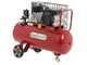 GeoTech Pro BACP100-8-2 - Belt-driven Electric Air Compressor - 2 Hp Motor - 100L - 8 bar
