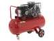GeoTech Pro BACP100-8-2 - Belt-driven Electric Air Compressor - 2 Hp Motor - 100L - 8 bar