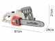 Ikra IECS 2240 TF - 2200 W Electric Chainsaw - 40 cm Blade