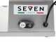 Seven Italy PS 250 PRO Silver - Meat Slicer with 250 mm Blade - Sharpener Included - 180W