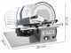 Seven Italy PS 250 PRO Silver - Meat Slicer with 250 mm Blade - Sharpener Included - 180W