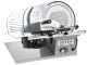 Seven Italy PS 250 PRO Silver - Meat Slicer with 250 mm Blade - Sharpener Included - 180W