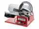 Seven Italy PS 250 PRO Red - Meat Slicer with 250 mm Blade - Sharpener Included - 180W
