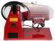 Seven Italy PS 250 PRO Red - Meat Slicer with 250 mm Blade - Sharpener Included - 180W