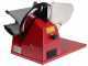 Seven Italy PS 250 PRO Red - Meat Slicer with 250 mm Blade - Sharpener Included - 180W