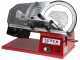 Seven Italy PS 250 PRO Red - Meat Slicer with 250 mm Blade - Sharpener Included - 180W