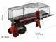 Blue Bird LS 65558 - Electric Log Splitter - Horizontal - 230V