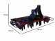GeoTech Pro ER 130 Power Harrow - 130 cm working width - 12 blades - light size