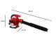 GeoTech BB250EVO Leaf Blower - EURO 5 2-stroke Engine - 1 Hp Power