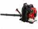 GeoTech Pro BBP4-760 backpack petrol leaf blower with padded backrest - 4-stroke engine