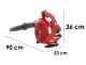 GeoTech BB 248 Leaf Blower with 26 cc 2-stroke Engine - 0.75 kW Power