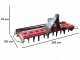 GeoTech Pro ER 210 Power Harrow - 210 cm working width - 20 blades - light size