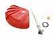 GeoTech Pro WBC-P 540 - Fuel mix wheeled push brush cutter