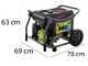 Pramac WX6200 - 5.8 kW Wheeled Power Generator with AVR - DC 5.4 kW Single-phase