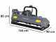 Blackstone BM 150 Hydro - Tractor-mounted Flail Mower - Medium Series - Hydraulic Shift