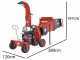 Ceccato Triton Mega Monster - Professional gasoline garden shredder - Honda GX690 engine