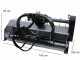 Blackstone BP 135 Hydro - Tractor-mounted Flail Mower - Medium-light Series - Hydraulic Shift