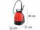 Ausonia - Battery-powered Shoulder Sprayer Pump - 6 L Tank - 4 Bar 