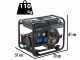 BlackStone OFB 8500 D-ES - 6.3 kW Diesel Power Generator with AVR - DC 6.0 kW Single-phase