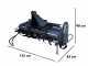 Blackstone BHTL-125 - Medium-Heavy Series Tractor Rotary Tiller - Hydraulic Displacement
