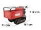 GeotechPro GeoPorter H-540E Hydro Tracked Power Barrow - Hydraulic extendable dumper truck 500 Kg