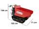 GeotechPro GeoPorter H-540D Hydro Tracked Power Barrow - Hydraulic dumper 500 Kg