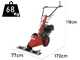 GeoTech Pro MCT650 - Multifunctional motor mower - Loncin G200F