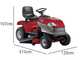 Castelgarden XDL 210 HD Riding-on Mower - Hydrostatic Transmission - Side Discharge and Mulching Cutting System
