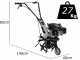 Alpina ATL 36 V - 4 HP Petrol Tiller - Alpina ST 120 OHV 123cc