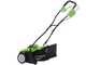 Greenworks G40DT35 - Battery-Powered Lawn Scarifier - 40V - 4Ah