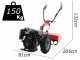 Ginko R710 - Diesel Two-wheel Tractor - Loncin D404F - 11HP